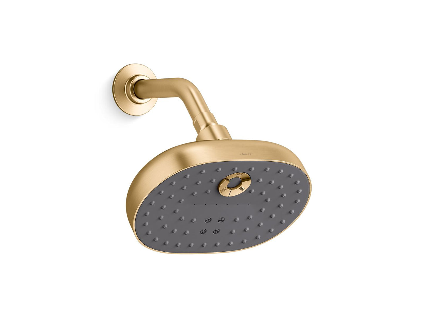 KOHLER K-26290-2MB Statement Three-Function Showerhead, 2.5 Gpm In Vibrant Brushed Moderne Brass