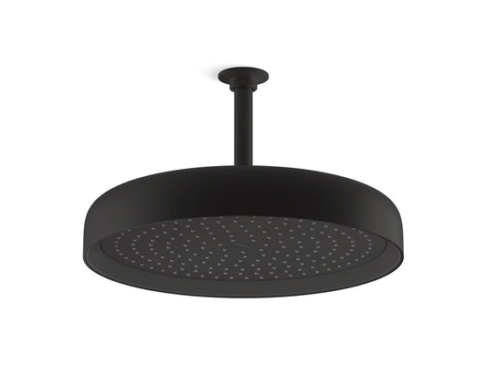 KOHLER K-26292-BL Statement Round 14" Single-Function Rainhead, 2.5 Gpm In Matte Black