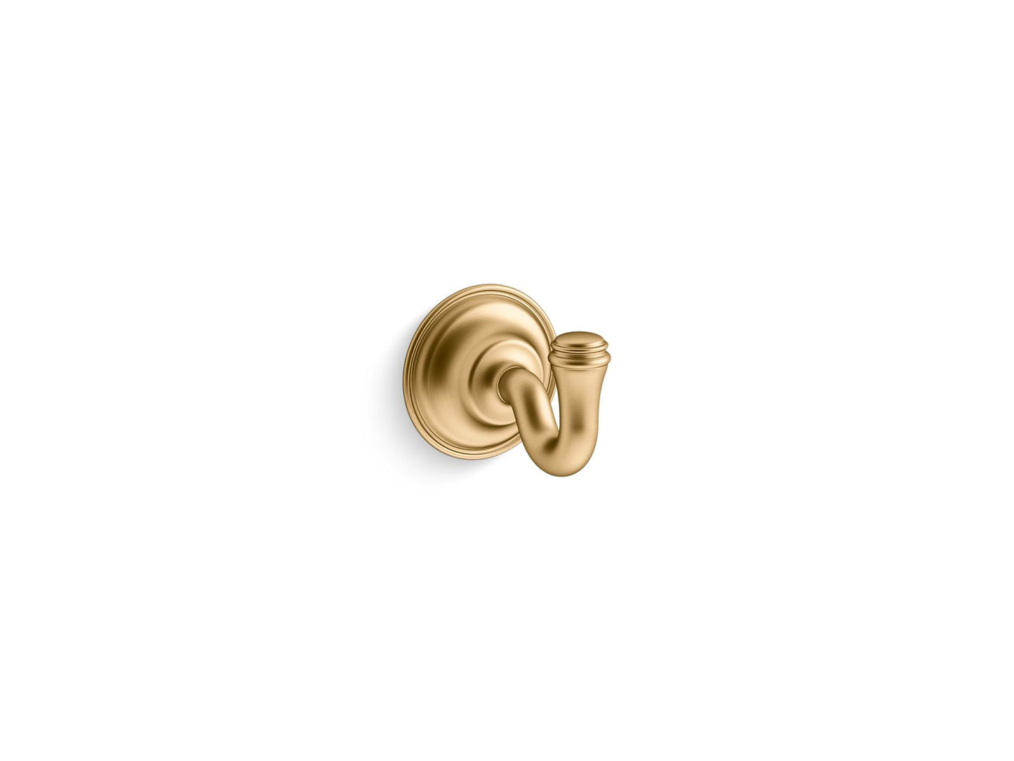 KOHLER K-26500-2MB Eclectic Robe Hook In Vibrant Brushed Moderne Brass