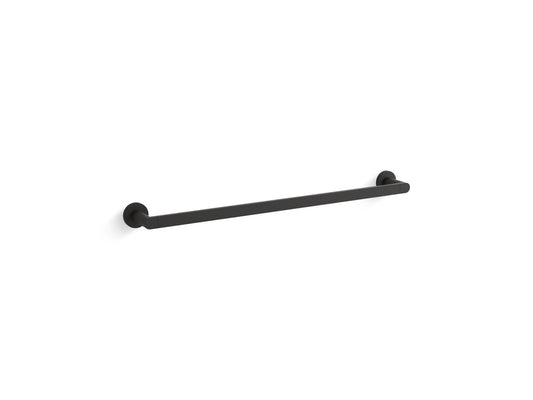 KOHLER K-73142-BL Composed 24" Towel Bar In Matte Black