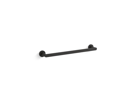 KOHLER K-73141-BL Composed 18" Towel Bar In Matte Black