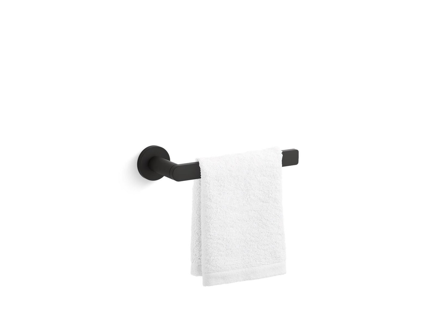 KOHLER K-73145-BL Composed Towel Arm In Matte Black