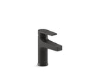 KOHLER K-37885-4-BL Taut Single-Handle Bathroom Sink Faucet, 1.2 Gpm - Matte Black