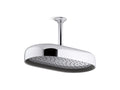 KOHLER K-26294-CP Statement Oblong 14" Single-Function Rainhead, 2.5 Gpm - Polished Chrome