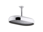 KOHLER K-26294-CP Statement Oblong 14" Single-Function Rainhead, 2.5 Gpm - Polished Chrome