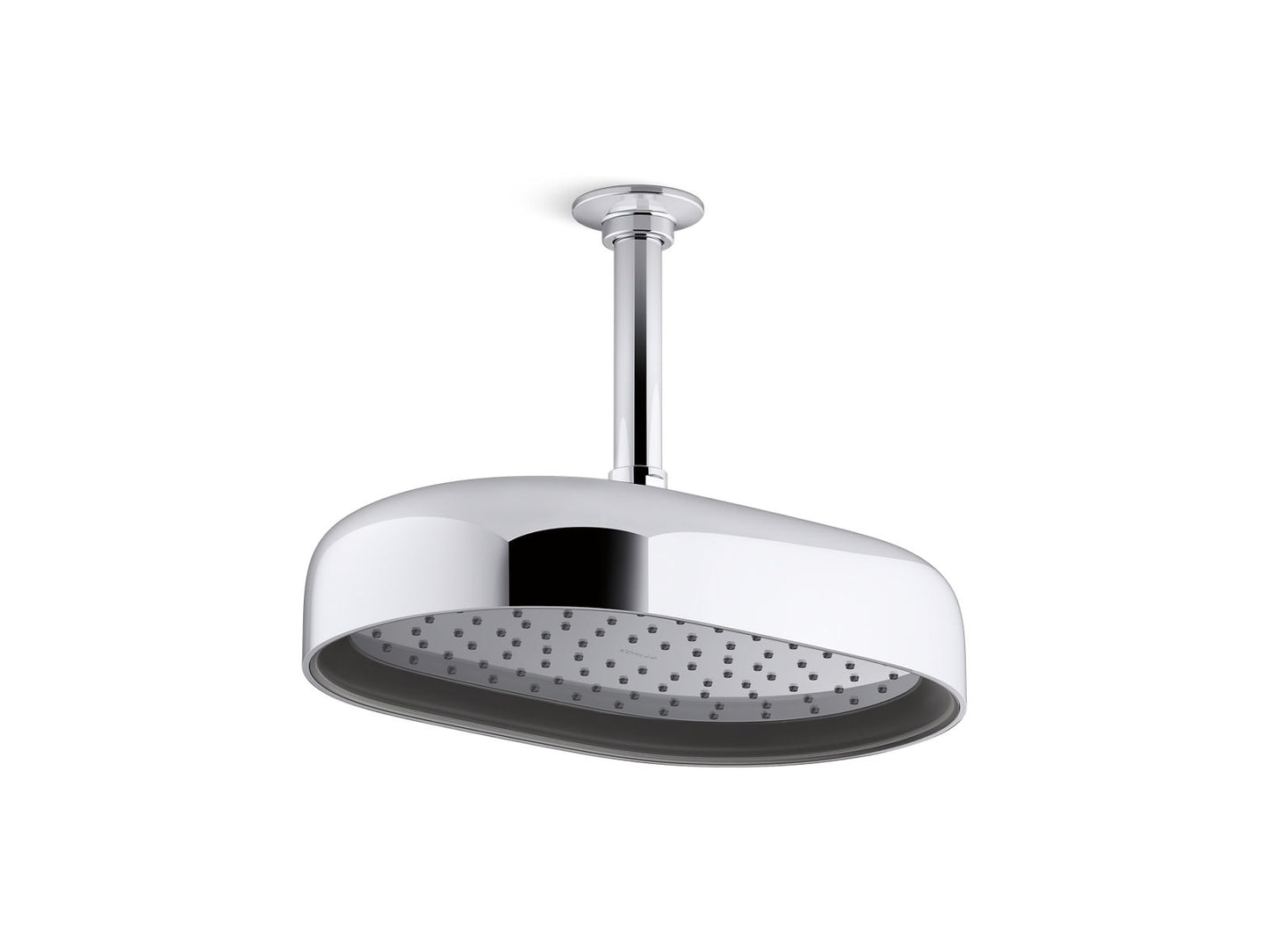 KOHLER K-26293-2MB Statement Oblong 12" single-function rainhead, 2.5 gpm - Vibrant Brushed Moderne Brass