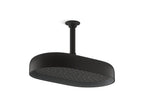 KOHLER K-26294-BL Statement Oblong 14" Single-Function Rainhead, 2.5 Gpm - Matte Black