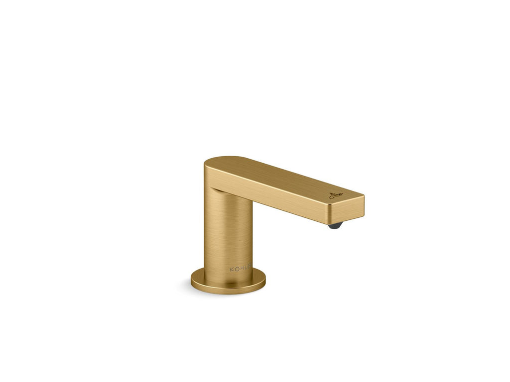 KOHLER K-25198-2MB Composed Touchless Foaming Soap Dispenser, Ac-Powered - Vibrant Brushed Moderne Brass
