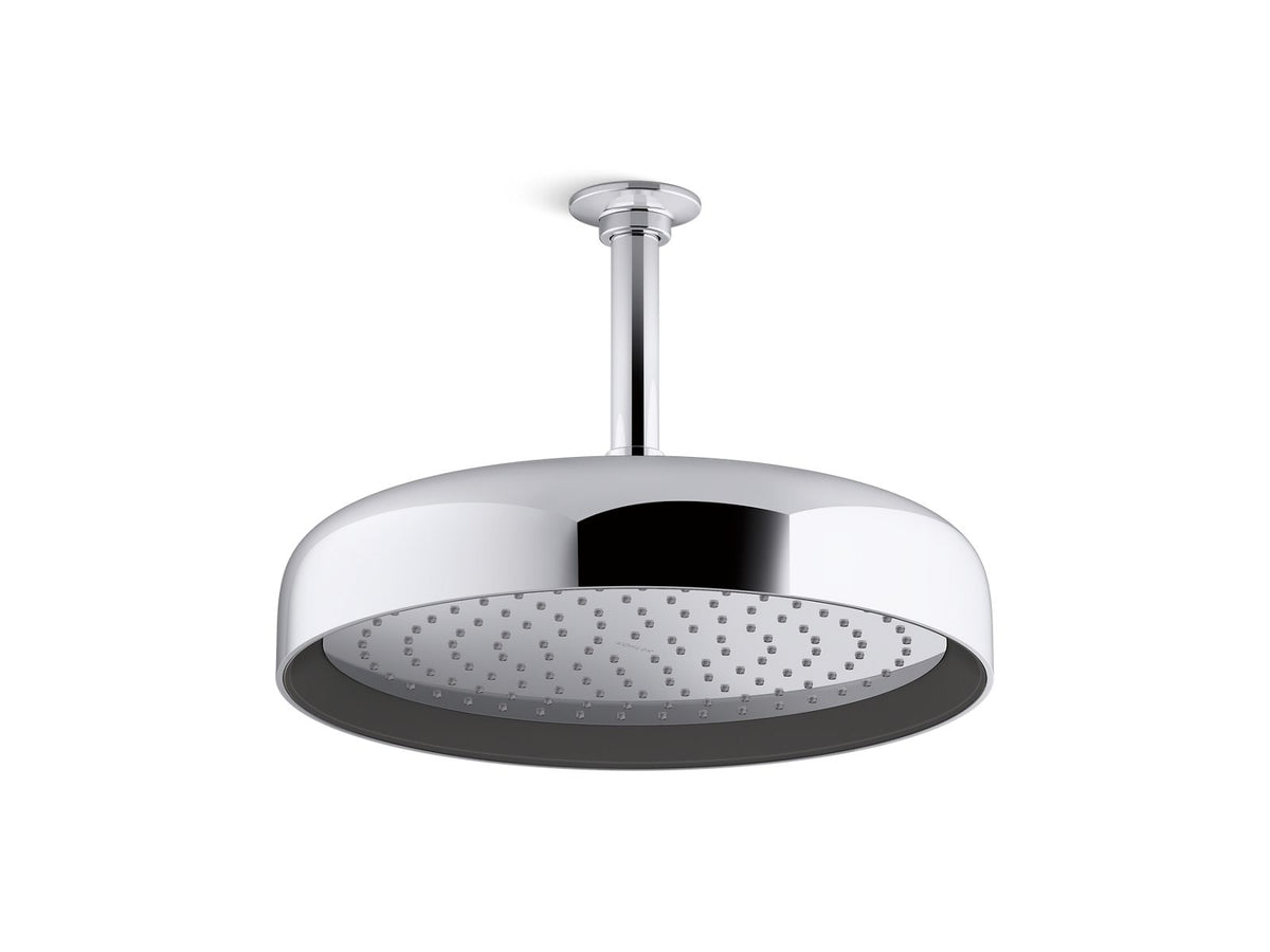 KOHLER K-26291-BL Statement Round 12" Single-Function Rainhead, 2.5 Gpm - Matte Black