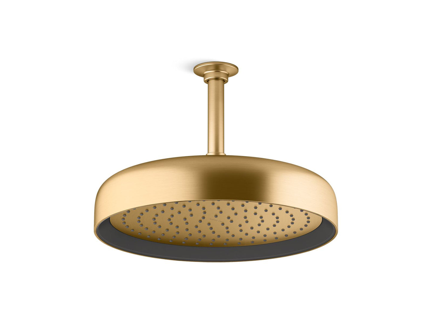 KOHLER K-26291-2MB Statement Round 12" Single-Function Rainhead, 2.5 Gpm In Vibrant Brushed Moderne Brass