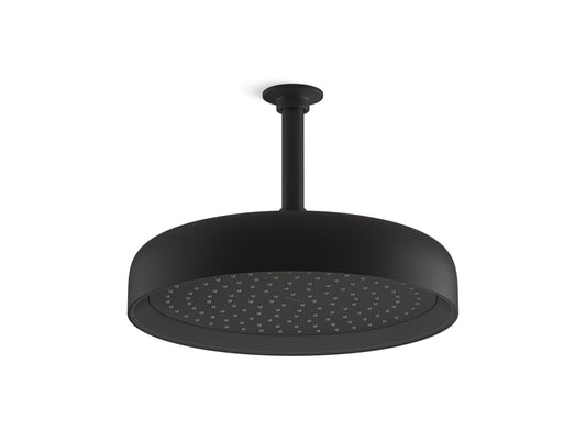 KOHLER K-26291-BL Statement Round 12" Single-Function Rainhead, 2.5 Gpm In Matte Black