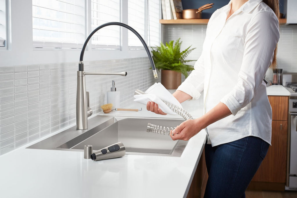 KOHLER K-RC78957-1PC-NA Pro-Inspired 33" Top-/Undermount Single-Bowl Kitchen Sink Kit - Stainless Steel