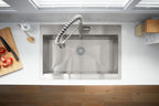 KOHLER K-RC78957-1PC-NA Pro-Inspired 33" Top-/Undermount Single-Bowl Kitchen Sink Kit - Stainless Steel