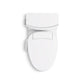 KOHLER K-1381-HC-0 Veil Hidden Cord One-Piece Elongated Toilet With Skirted Trapway, Dual-Flush In White