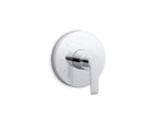 KOHLER K-TS97018-4-BL Avid Rite-Temp Valve Trim With Lever Handle - Matte Black