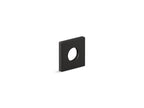 KOHLER K-76335-BL Shower Arm Trim Kit, Square - Matte Black