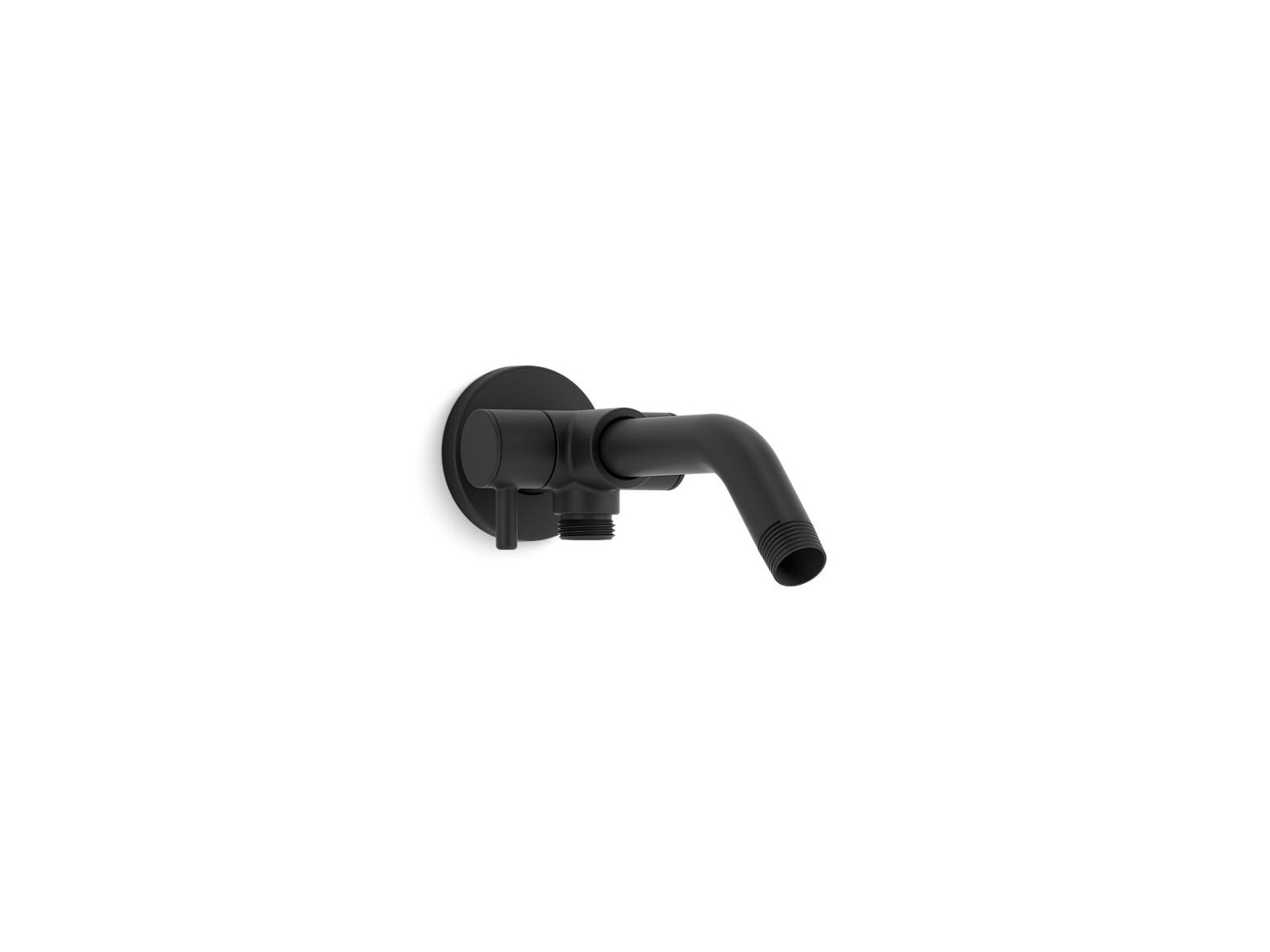 KOHLER K-76330-BL Shower Arm With 3-Way Diverter In Matte Black