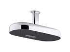 KOHLER K-26297-SN Statement Oblong 18" Two-Function Rainhead, 2.5 Gpm - Vibrant Polished Nickel