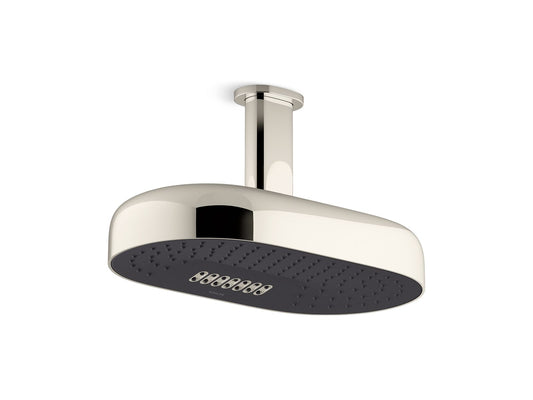 KOHLER K-26295-G-SN Statement Oblong 14" Two-Function Rainhead, 1.75 Gpm In Vibrant Polished Nickel