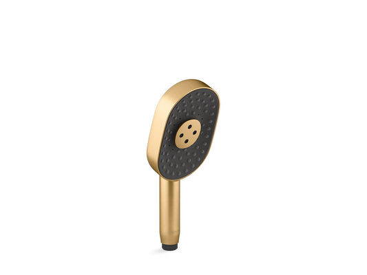 KOHLER K-26284-2MB Statement Oblong Three-Function Handshower, 2.5 Gpm In Vibrant Brushed Moderne Brass