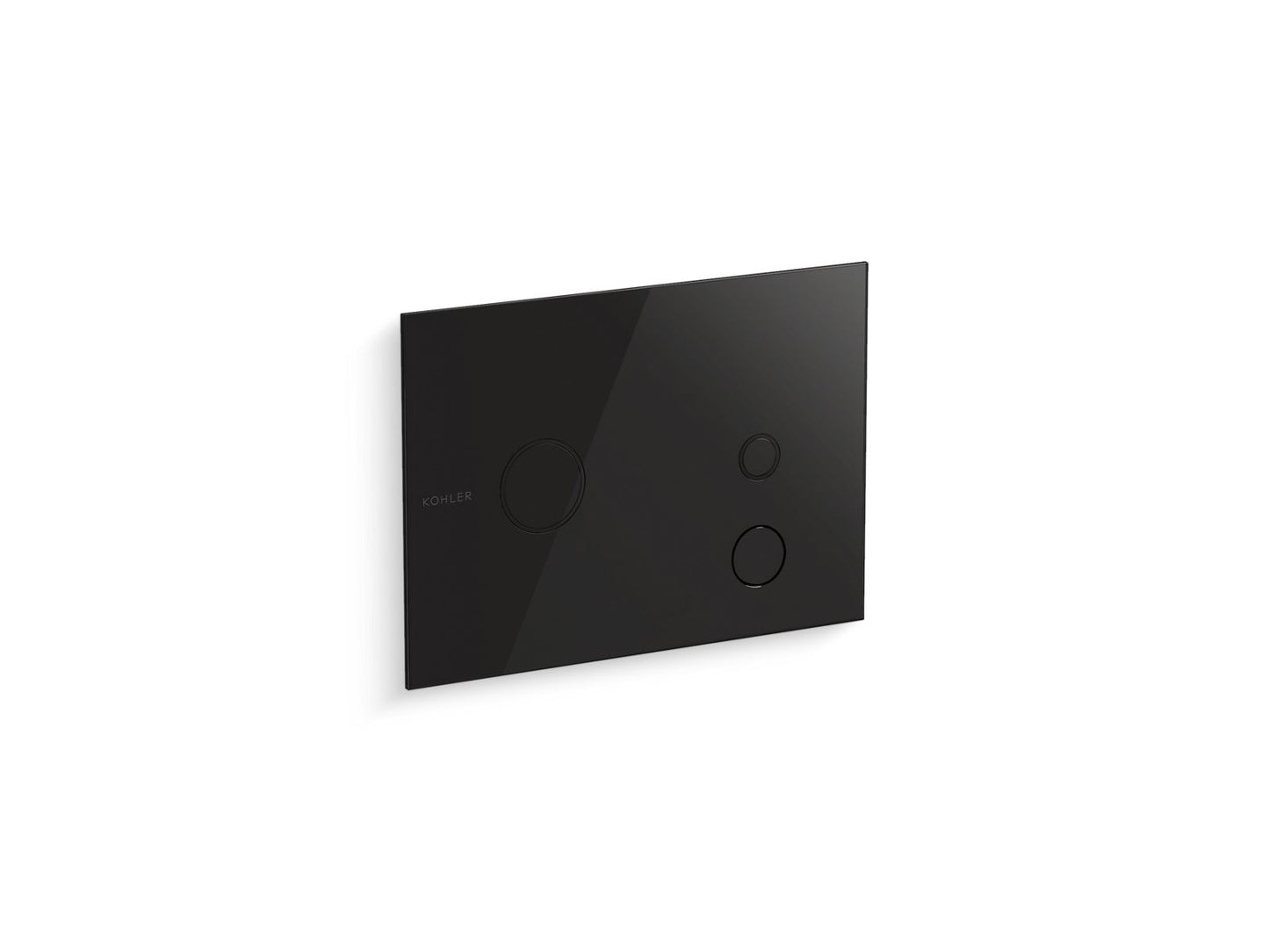 KOHLER K-78041-7 Summon Dual-flush touchless actuator plate for 2" x 4" in-wall tank and carrier system - Black Black