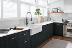 KOHLER K-24268-7 Ironridge 34" Undermount Single-Bowl Farmhouse Kitchen Sink - Black Black