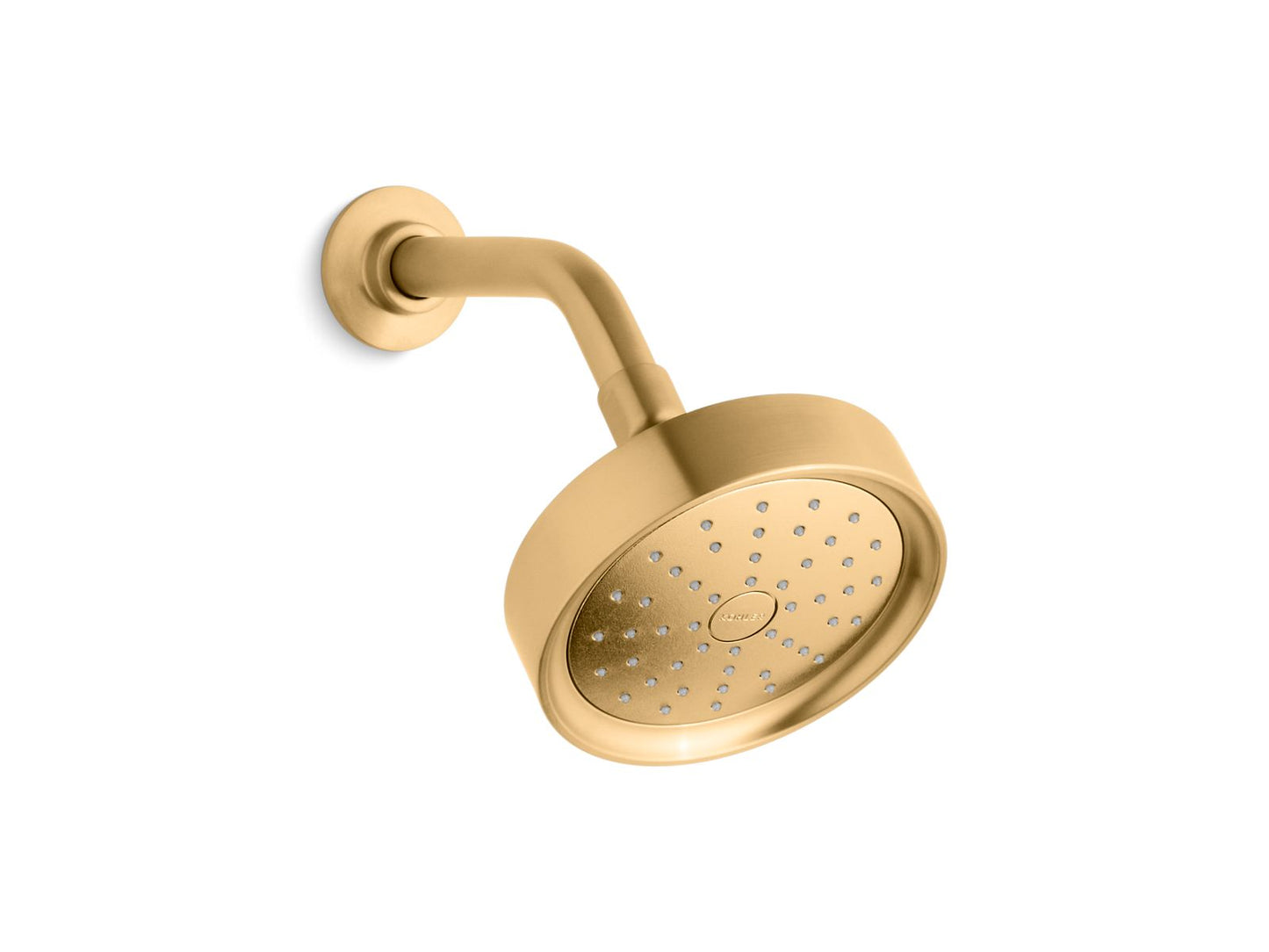 KOHLER K-939-G-2MB Purist Single-Function Showerhead, 1.75 Gpm In Vibrant Brushed Moderne Brass