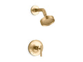 KOHLER K-TS14422-4G-2MB Purist Rite-Temp Shower Trim Kit With Lever Handle, 1.75 Gpm - Vibrant Brushed Moderne Brass