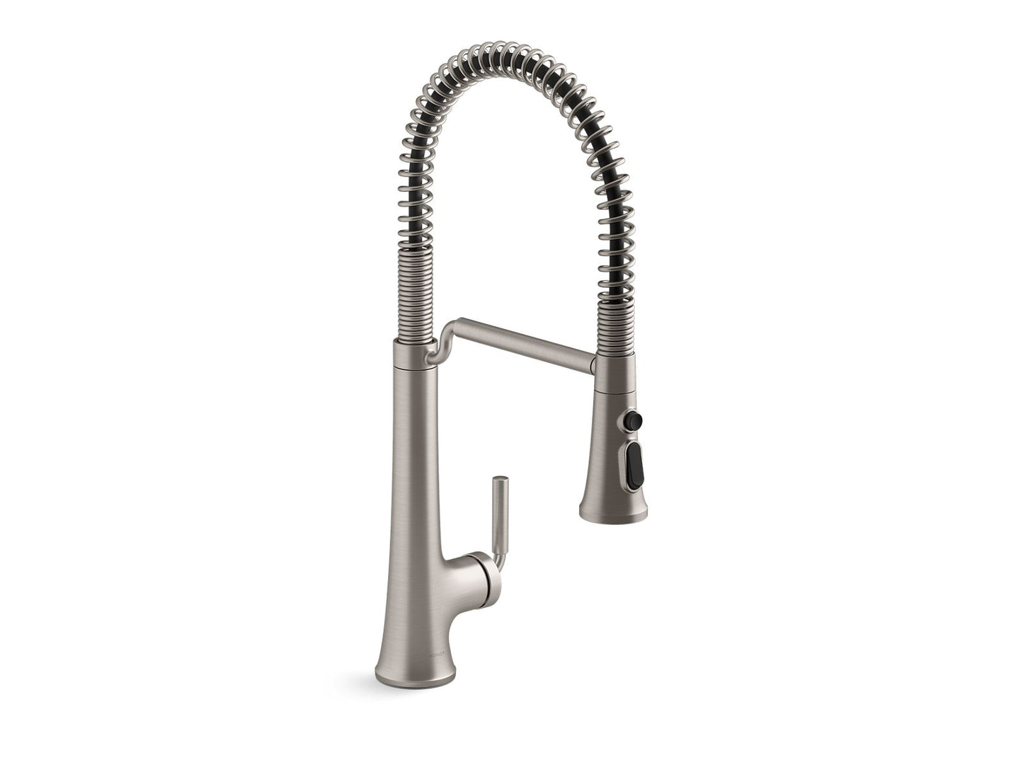 KOHLER K-23765-VS Tone Semi-Professional Pull-Down Kitchen Sink Faucet With Three-Function Sprayhead In Vibrant Stainless