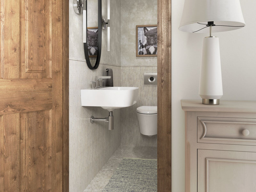 KOHLER K-77767-8-0 Modernlife 21-3/4" Rectangular Wall-Mount Bathroom Sink - White