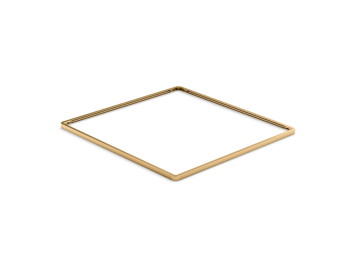 KOHLER K-31111-2MB Real Rain Overhead Panel Trim In Vibrant Brushed Moderne Brass