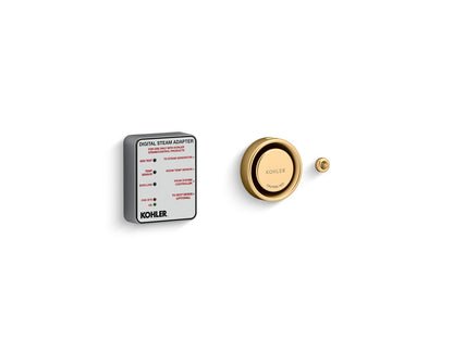 KOHLER K-5548-K1-2MB Invigoration Series Digital steam adapter kit - Vibrant Brushed Moderne Brass