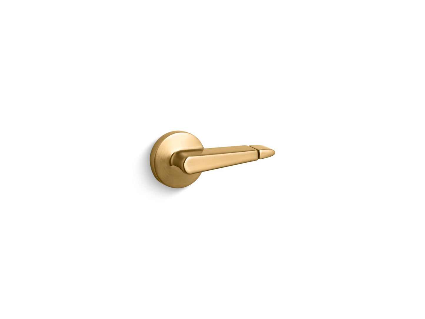 KOHLER K-9237-2MB Dual-Flush Trip Lever, Left Hand In Vibrant Brushed Moderne Brass