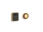 KOHLER K-5557-2MB Invigoration Series Steam Generator Control Kit - Vibrant Brushed Moderne Brass