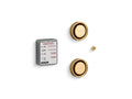 KOHLER K-5549-K1-2MB Invigoration Series Tandem Digital Steam Adapter Kit - Vibrant Brushed Moderne Brass
