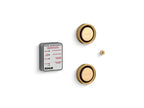 KOHLER K-5549-K1-2MB Invigoration Series Tandem Digital Steam Adapter Kit - Vibrant Brushed Moderne Brass