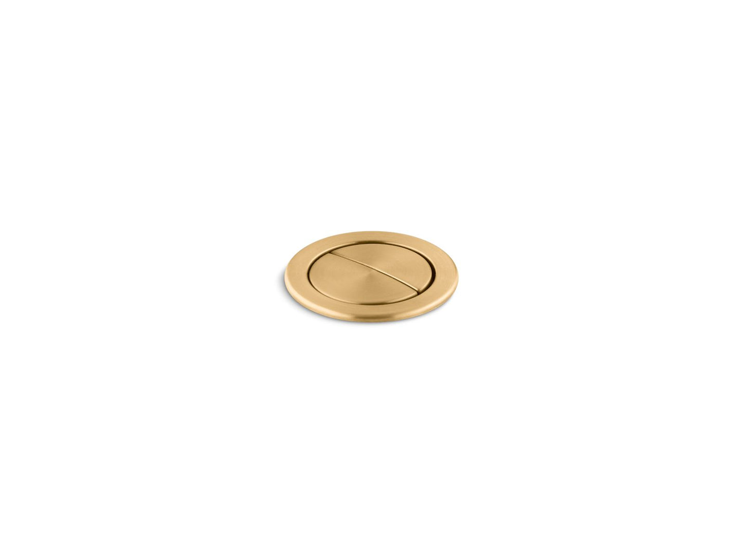 KOHLER K-186-2MB Persuade Dual-Flush Actuator In Vibrant Brushed Moderne Brass