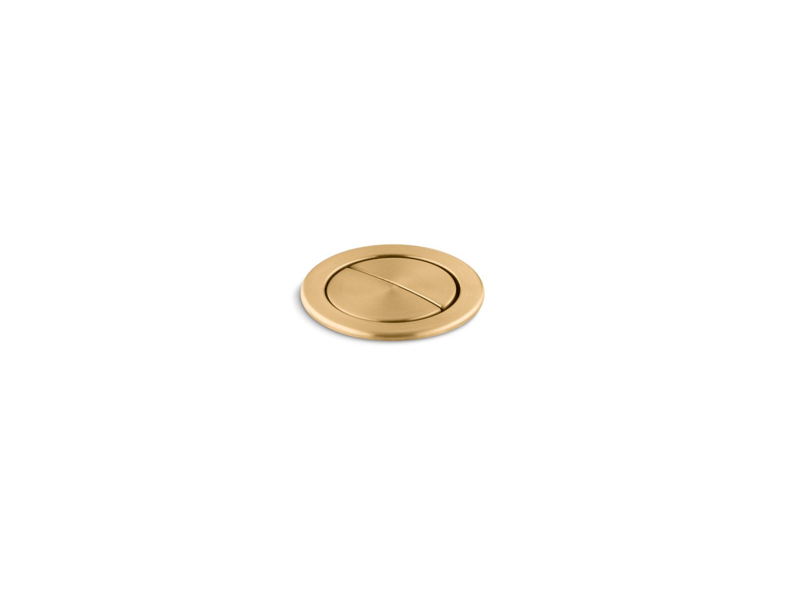 KOHLER K-186-2MB Persuade Dual-Flush Actuator In Vibrant Brushed Moderne Brass