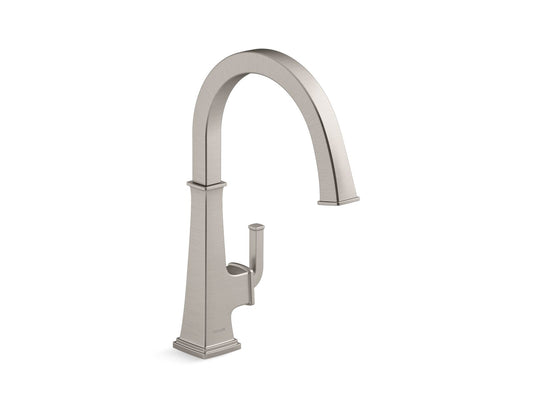 KOHLER K-23833-VS Riff Single-Handle Bar Sink Faucet In Vibrant Stainless