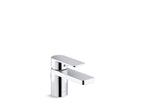 KOHLER K-24804-4-SN Parallel Low Single-Handle Bathroom Sink Faucet, 1.2 Gpm - Vibrant Polished Nickel