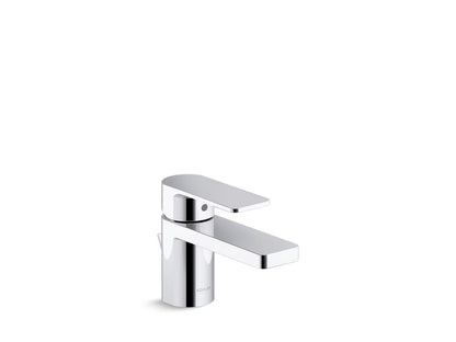 KOHLER K-24804-4-2MB Parallel Low single-handle bathroom sink faucet, 1.2 gpm - Vibrant Brushed Moderne Brass