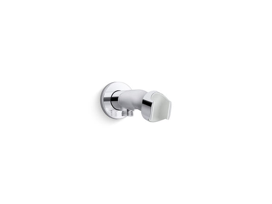 KOHLER K-21051-CP Statement Ves Wall-Mount Handshower Holder And Supply Elbow In Polished Chrome