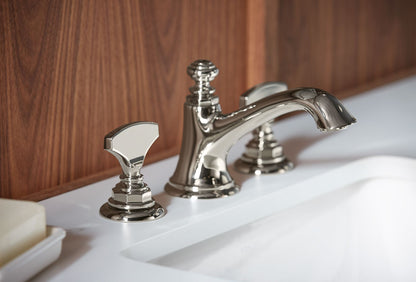 KOHLER K-98068-6-2MB Artifacts T-handle bathroom sink faucet handles - Vibrant Brushed Moderne Brass