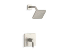 KOHLER K-TS23503-4-BN Parallel Rite-Temp Shower Trim Kit, 2.5 Gpm - Vibrant Brushed Nickel