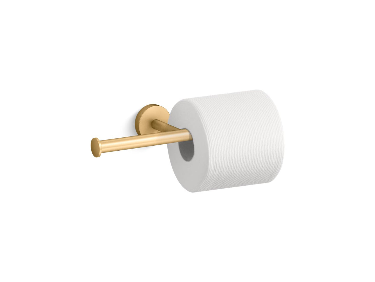 KOHLER K-27289-2MB Elate Double Toilet Paper Holder In Vibrant Brushed Moderne Brass