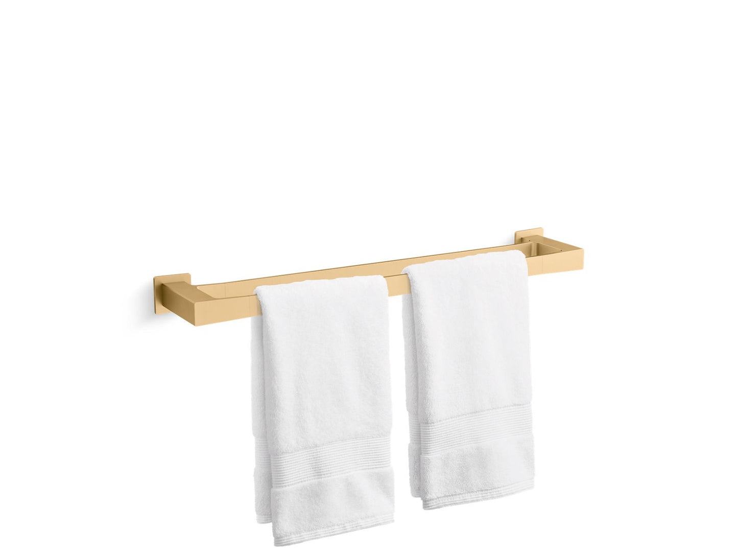 KOHLER K-26643-2MB Honesty 24" Double Towel Bar In Vibrant Brushed Moderne Brass