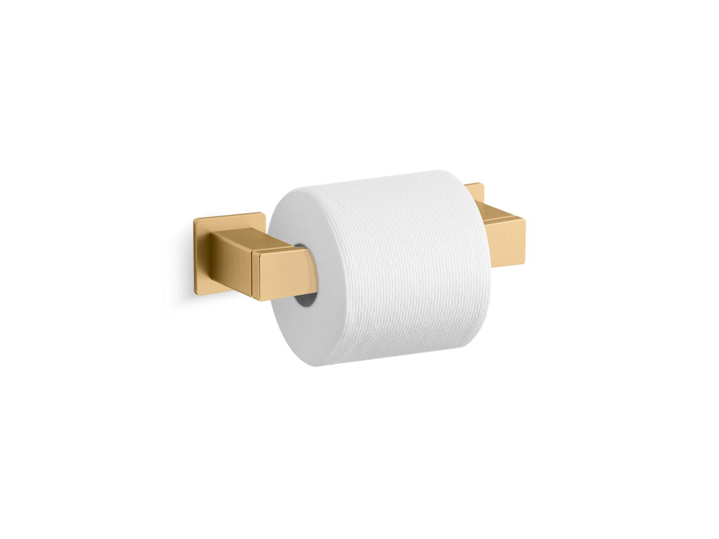 KOHLER K-26638-2MB Honesty Pivoting Toilet Paper Holder In Vibrant Brushed Moderne Brass