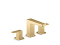 KOHLER K-36786-4-2MB Honesty Widespread Bathroom Sink Faucet, 1.2 Gpm - Vibrant Brushed Moderne Brass