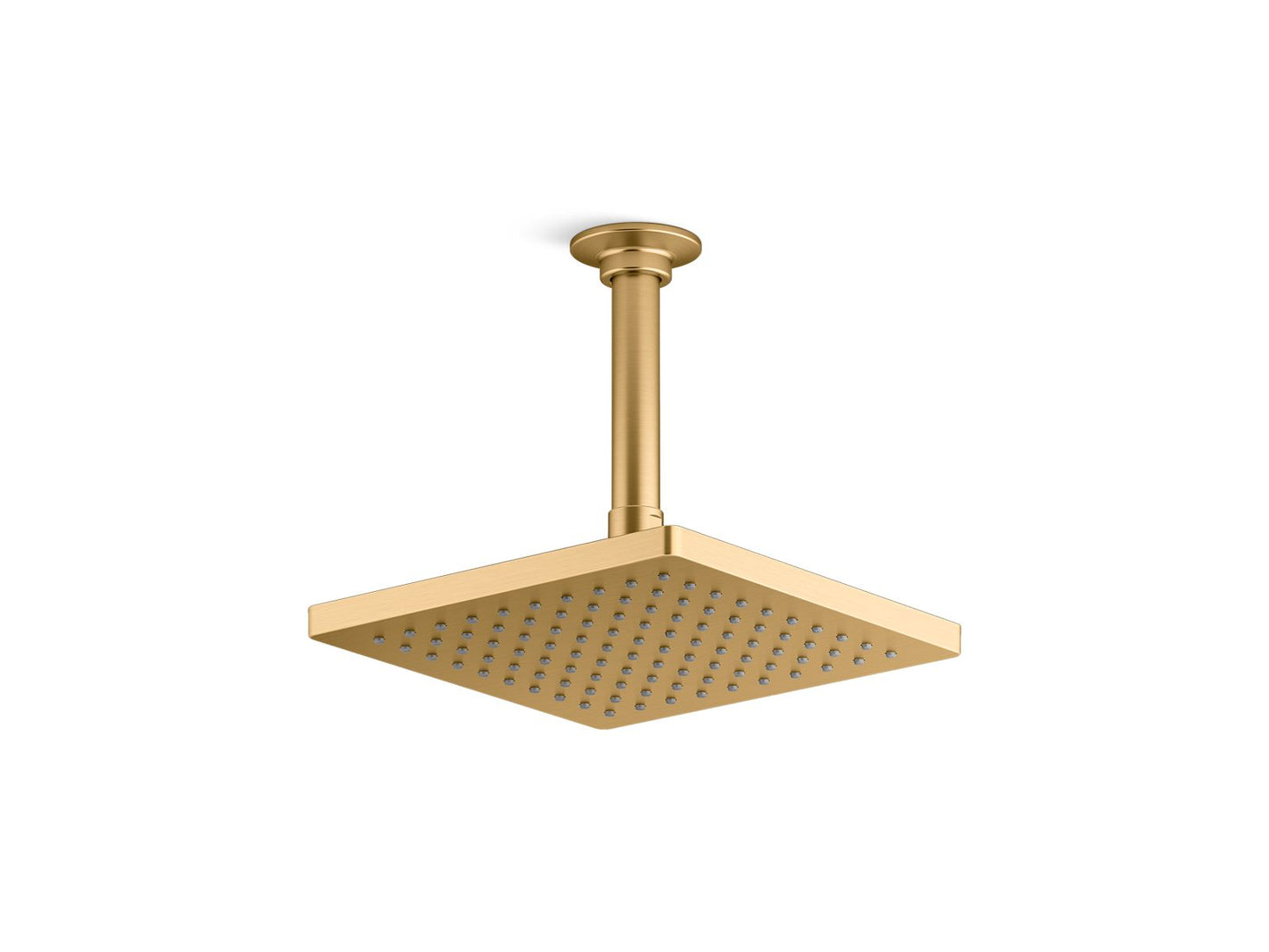 KOHLER K-26148-G-2MB Honesty 8" Single-Function Rainhead, 1.75 Gpm In Vibrant Brushed Moderne Brass