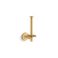 KOHLER K-27293-2MB Elate Vertical Toilet Paper Holder In Vibrant Brushed Moderne Brass